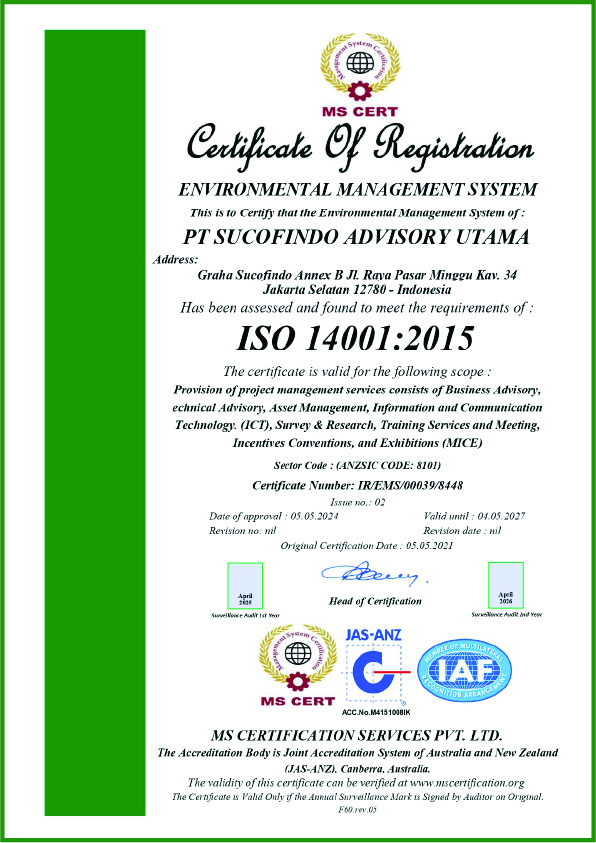 ISO 14001:2015 <br>Environmental Management System