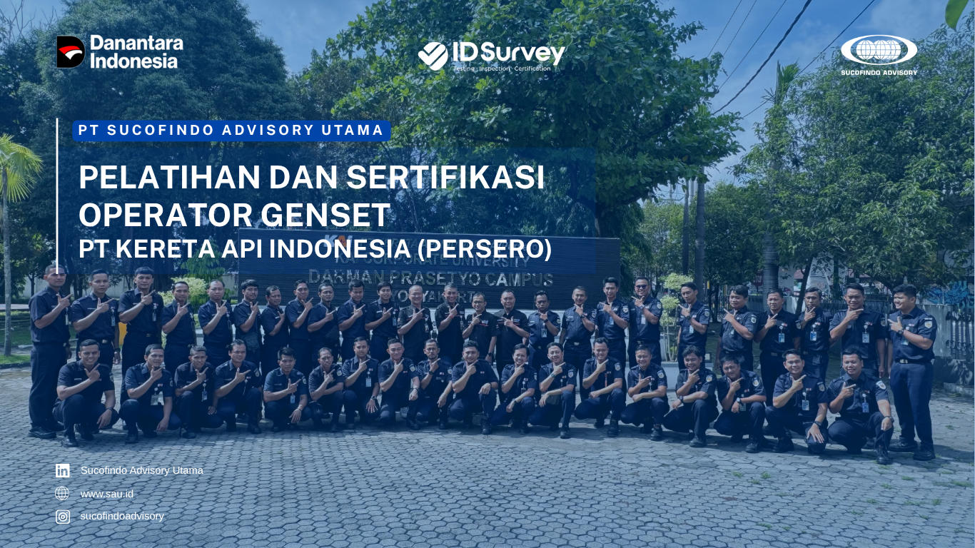 Pelatihan dan Sertifikasi Operator Genset PT Kereta Api Indonesia (Persero)