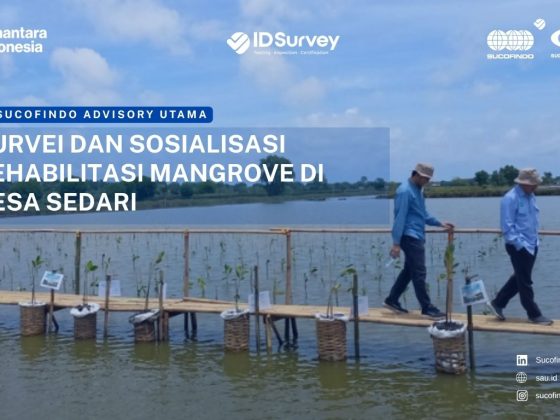 PT Sucofindo Advisory Utama Laksanakan Survei dan Sosialisasi Rehabilitasi Mangrove di Desa Sedari