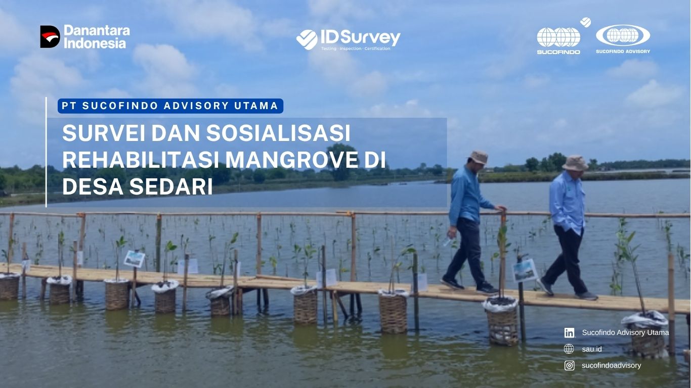 PT Sucofindo Advisory Utama Laksanakan Survei dan Sosialisasi Rehabilitasi Mangrove di Desa Sedari